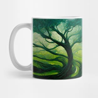 Paint Of abstract tree Mug